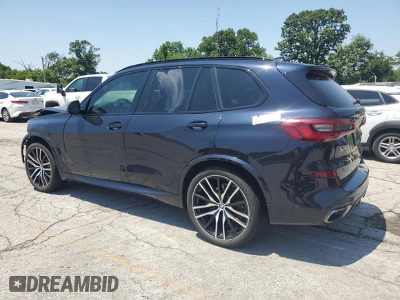 2019 BMW X5 xDrive40i with VIN 5UXCR6C52KLL06923, listed as a Copart auction lot 60109655 with 90,374 mi miles and Salvage title. Bid and sale history available at DreamBid. Image 2.