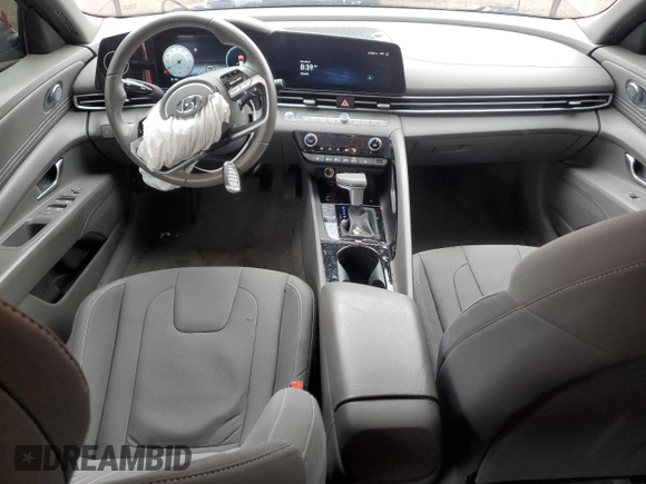 2023 Hyundai Elantra SEL with VIN KMHLS4AGXPU617964, listed as a Copart auction lot 55487845 with 32,060 mi miles and Salvage title. Bid and sale history available at DreamBid. Image 8.