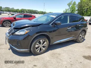 2021 Nissan Murano SV with VIN 5N1AZ2BS4MC142145, listed as a Copart auction lot 55950765 with 79,901 mi miles and Salvage title. Bid and sale history available at DreamBid. Image 1.
