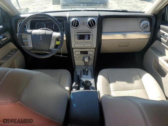 2007 Lincoln MKZ with VIN 3LNHM28T67R636283, listed as a Copart auction lot 45175485 with 60,534 mi miles and Salvage Title. Bid and sale history available at carsss.com. Image 8.