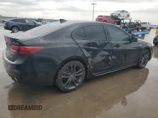 2020 Acura TLX w/A-Spec Pkg with VIN 19UUB1F69LA008367, listed as a Copart auction lot 49855775 with 94,649 mi miles and Salvage title. Bid and sale history available at DreamBid. Image 3.