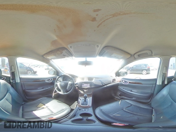 2013 Nissan Sentra SL with VIN 3N1AB7APXDL743750, listed as a Copart auction lot 54236575 with 159,937 mi miles and Salvage Title. Bid and sale history available at DreamBid. Image 14.