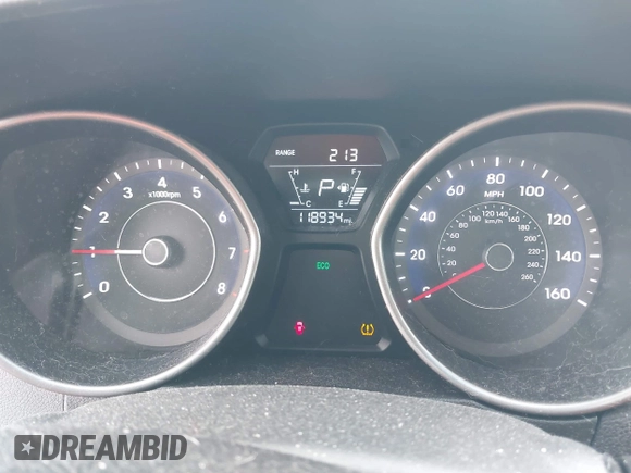 2016 Hyundai Elantra SE with VIN 5NPDH4AE3GH734642, listed as a IAAI auction lot 42188880 with 118,934 mi miles and . Bid and sale history available at DreamBid. Image 7.