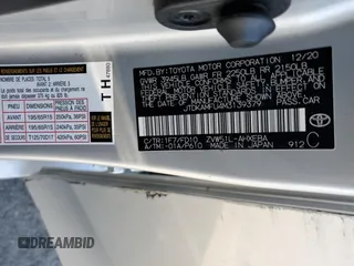 2021 Toyota Prius L Eco with VIN JTDKAMFU4M3139379, listed as a Copart auction lot 50362825 with 133,148 mi miles and Salvage Title. Bid and sale history available at DreamBid. Image 14.