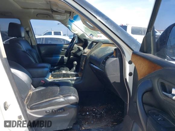 2014 Infiniti QX80 with VIN JN8AZ2NE8E9068192, listed as a IAAI auction lot 41882512 with 194,937 mi miles. Bid and sale history available at carsss.com. Image 5.