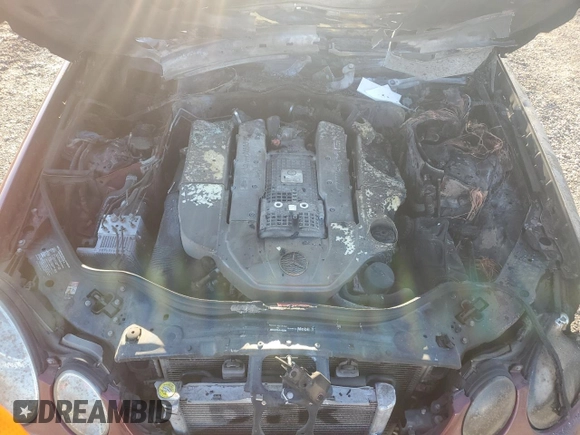 2005 Mercedes-Benz E-Class 5.5L AMG with VIN WDBUF76J25A740142, listed as a Copart auction lot 46810995 with 0 mi miles and Salvage Title. Bid and sale history available at carsss.com. Image 11.