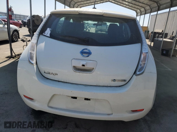 2016 Nissan LEAF S with VIN 1N4AZ0CP0GC310389, listed as a Copart auction lot 71042373 with 21,069 mi miles. Bid and sale history available at carsss.com. Image 6.