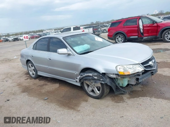 2003 Acura TL Type S with VIN 19UUA56843A067547, listed as a IAAI auction lot 41895483 with 178,906 mi miles. Bid and sale history available at carsss.com. Image 1.