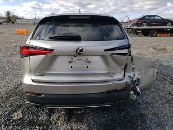 2021 Lexus NX with VIN JTJSARDZ8M2251603, listed as a Copart auction lot 86743474 with 30,408 mi miles and Salvage Title. Bid and sale history available at carsss.com. Image 6.