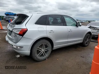 2013 Audi Q5 Premium Plus with VIN WA1LFAFP1DA051958, listed as a Copart auction lot 59240815 with 130,470 mi miles and Salvage title. Bid and sale history available at DreamBid. Image 3.