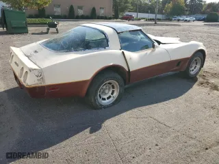 1981 Chevrolet Corvette with VIN 1G1AY8761B5103030, listed as a Copart auction lot 74444434 with 108,540 mi miles and Clean Title. Bid and sale history available at carsss.com. Image 3.