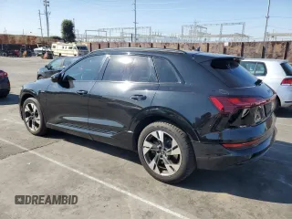 2022 Audi e-tron Premium with VIN WA1AAAGE6NB011258, listed as a Copart auction lot 45990135 with 51,679 mi miles and Salvage Title. Bid and sale history available at DreamBid. Image 2.