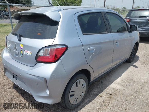 2022 Mitsubishi Mirage ES z VIN ML32AUHJ1NH007979, wystawiony jako IAAI lot #42072563 z przebiegiem 33 296 mil mil oraz . Historia ofert i sprzedaży dostępna na DreamBid. Obrazek 4.
