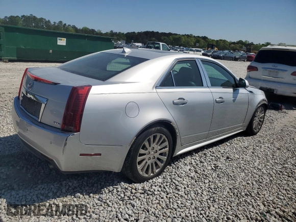 2011 Cadillac CTS Premium with VIN 1G6DS5ED9B0164292, listed as a Copart auction lot 51878295 with 165,396 mi miles and Salvage Title. Bid and sale history available at carsss.com. Image 3.