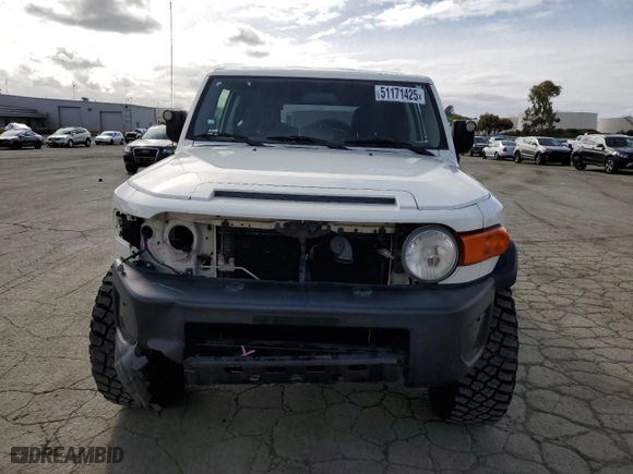 2008 Toyota FJ Cruiser with VIN JTEBU11F48K027722, listed as a Copart auction lot 51171425 with NaN miles and Salvage Title. Bid and sale history available at carsss.com. Image 5.