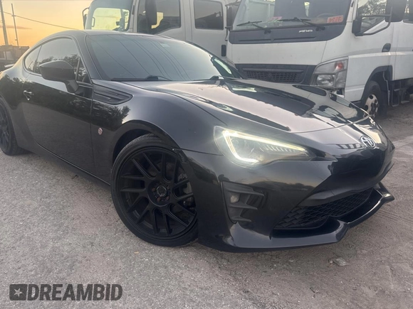 2017 Toyota 86 with VIN JF1ZNAA18H9706314, listed as a Copart auction lot 89272415 with 109,599 mi miles and Salvage Title. Bid and sale history available at carsss.com. Image 1.
