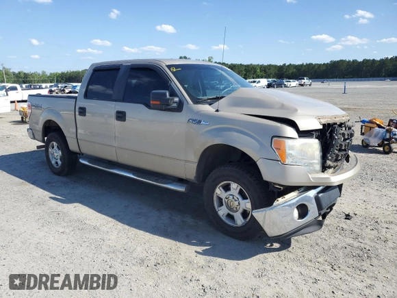 2010 Ford F-150 XL with VIN 1FTFW1EV7AFB20105, listed as a Copart auction lot 57966625 with 306,781 mi miles and Salvage title. Bid and sale history available at DreamBid. Image 4.