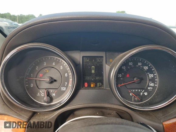 2013 Jeep Grand Cherokee Overland with VIN 1C4RJECG8DC526150, listed as a Copart auction lot 52038775 with 183,813 mi miles and Salvage Title. Bid and sale history available at DreamBid. Image 9.