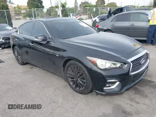 2019 Infiniti Q50 3.0t LUXE with VIN JN1EV7AP9KM518103, listed as a IAAI auction lot 41691978 with 44,517 mi miles. Bid and sale history available at carsss.com. Image 1.