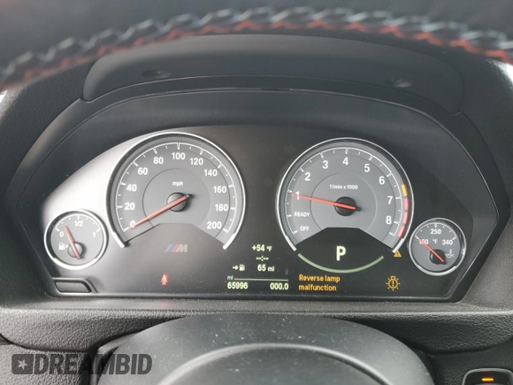 2015 BMW M4 with VIN WBS3R9C50FK332055, listed as a Copart auction lot 48268074 with 65,996 mi miles. Bid and sale history available at carsss.com. Image 9.