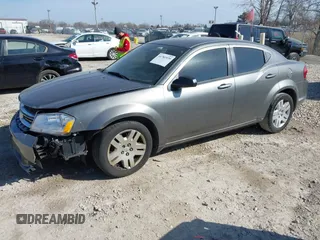 2013 Dodge Avenger SE with VIN 1C3CDZAB8DN596915, listed as a IAAI auction lot 41781939 with 122,440 mi miles and . Bid and sale history available at carsss.com. Image 2.