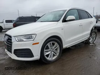 2018 Audi Q3 Premium with VIN WA1ECCFS7JR004870, listed as a Copart auction lot 50010545 with 232,924 mi miles and Clean title. Bid and sale history available at DreamBid. Image 1.