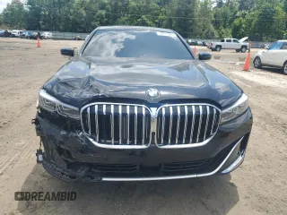 2022 BMW 7 Series 740i with VIN WBA7T2C06NCJ48203, listed as a Copart auction lot 54183325 with Not provided miles and Salvage title. Bid and sale history available at DreamBid. Image 5.