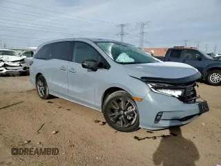 2023 Honda Odyssey Sport with VIN 5FNRL6H74PB059230, listed as a Copart auction lot 41531535 with 18,055 mi miles and Salvage Title. Bid and sale history available at carsss.com. Image 12.