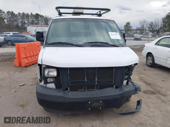 2017 Chevrolet Express Cargo Van with VIN 1GCWGBFG4H1348685, listed as a IAAI auction lot 41234959 with 215,067 mi miles. Bid and sale history available at carsss.com. Image 12.