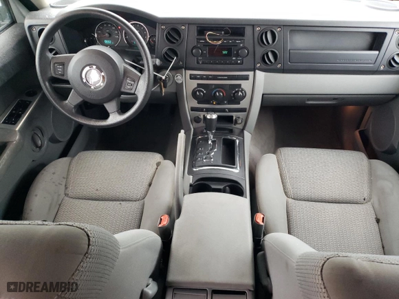 2006 Jeep Commander with VIN 1J8HH48K66C165608, listed as a Copart auction lot 72164774 with 155,656 mi miles and Salvage Title. Bid and sale history available at carsss.com. Image 8.