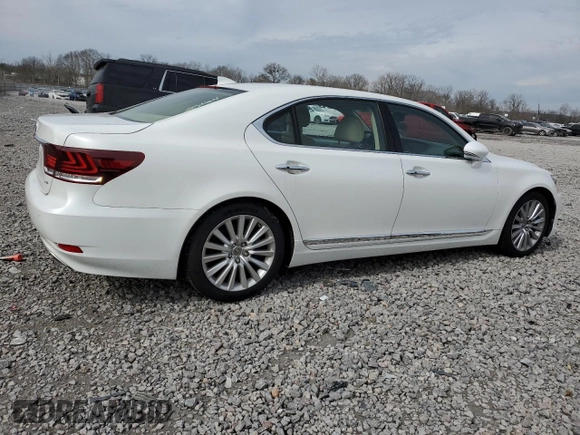 2014 Lexus LS 460 L with VIN JTHDL5EF4E5006895, listed as a Copart auction lot 41365124 with 116,785 mi miles and Salvage title. Bid and sale history available at DreamBid. Image 3.