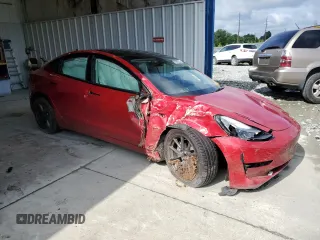 2023 Tesla Model 3 z VIN 5YJ3E1EA6PF458210, wystawiony jako Copart lot #60889235 z przebiegiem Nie podano mil oraz Szkoda całkowita • Salvage title. Historia ofert i sprzedaży dostępna na DreamBid. Obrazek 4.