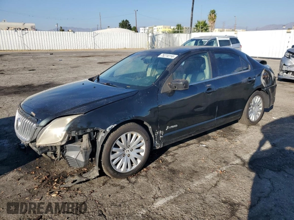 2010 Mercury Milan Hybrid with VIN 3MEDM0L37AR619450, listed as a Copart auction lot 75274114 with 187,696 mi miles and Salvage Title. Bid and sale history available at carsss.com. Image 1.