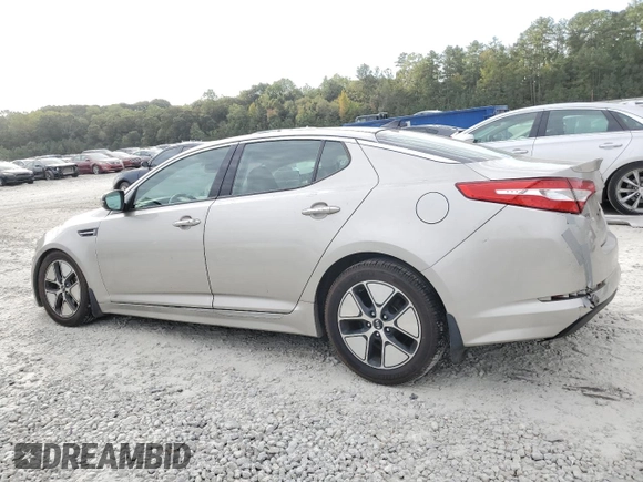 2013 Kia Optima Hybrid LX with VIN KNAGM4AD9D5040384, listed as a Copart auction lot 76238824 with 187,281 mi miles and Salvage Title. Bid and sale history available at carsss.com. Image 2.