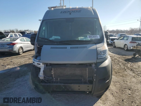 2021 Ram ProMaster Cargo with VIN 3C6LRVBG3ME530073, listed as a Copart auction lot 88838865 with 96,405 mi miles and Salvage Title. Bid and sale history available at carsss.com. Image 5.