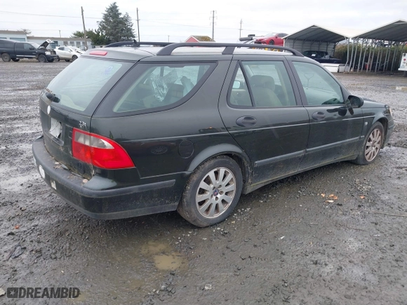 2003 Saab 9-5 Linear Sport with VIN YS3EB59E633010345, listed as a IAAI auction lot 41583139 with 134,862 mi miles. Bid and sale history available at carsss.com. Image 4.