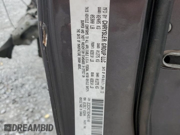 2013 Dodge Charger RT with VIN 2C3CDXCT8DH635148, listed as a Copart auction lot 43711455 with 179,701 mi miles and Salvage Title. Bid and sale history available at carsss.com. Image 14.