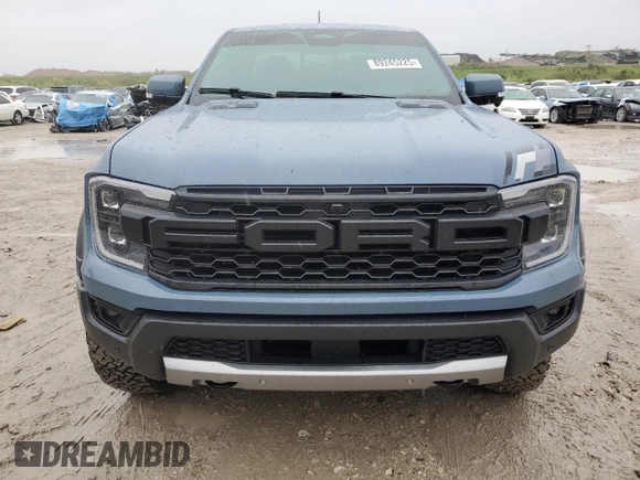 2024 Ford Ranger Raptor with VIN 1FTER4LR9RLE47810, listed as a Copart auction lot 89245225 with 769 mi miles and Salvage Title. Bid and sale history available at carsss.com. Image 5.