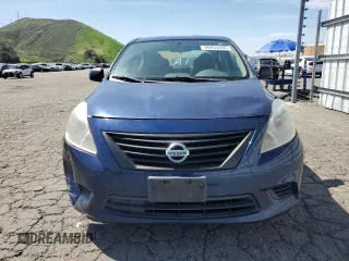 2014 Nissan Versa SV with VIN 3N1CN7AP8EL825218, listed as a Copart auction lot 49835355 with 156,744 mi miles and Salvage Title. Bid and sale history available at carsss.com. Image 5.