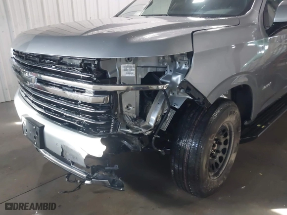 2023 Chevrolet Tahoe LT with VIN 1GNSKNKDXPR504598, listed as a IAAI auction lot 41383754 with 23,033 mi miles. Bid and sale history available at carsss.com. Image 6.