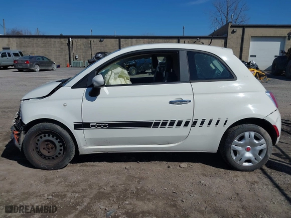 2012 FIAT 500 Pop with VIN 3C3CFFAR3CT343957, listed as a IAAI auction lot 41898756 with 26,871 mi miles. Bid and sale history available at carsss.com. Image 15.