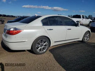 2009 Hyundai Genesis with VIN KMHGC46F49U040253, listed as a Copart auction lot 73175414 with 205,915 mi miles and Clean Title. Bid and sale history available at carsss.com. Image 3.
