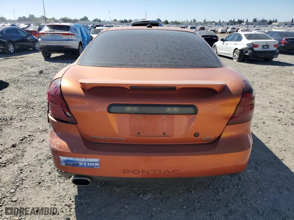 2004 Pontiac Grand Prix GTP with VIN 2G2WR544X41160539, listed as a Copart auction lot 70671784 with 236,458 mi miles and Salvage Title. Bid and sale history available at carsss.com. Image 6.