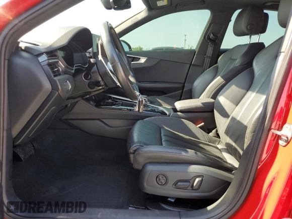 2023 Audi A4 S line Premium Plus with VIN WAUEAAF43PN006551, listed as a Copart auction lot 53421805 with 49,285 mi miles and Salvage Title. Bid and sale history available at DreamBid. Image 7.