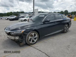 2019 Honda Accord EX z VIN 1HGCV1F45KA052379, wystawiony jako Copart lot #56875445 z przebiegiem Nie podano mil oraz Szkoda całkowita • Salvage title. Historia ofert i sprzedaży dostępna na DreamBid. Obrazek 1.