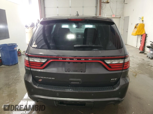 2018 Dodge Durango GT z VIN 1C4RDJDG5JC395365, wystawiony jako Copart lot #53322865 z przebiegiem 106 166 mil mil oraz Czysty tytuł • Clean title. Historia ofert i sprzedaży dostępna na DreamBid. Obrazek 6.