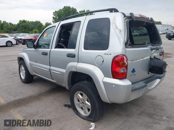 2002 Jeep Liberty Limited with VIN 1J4GL58K42W232295, listed as a IAAI auction lot 42617908 with 215,611 mi miles and . Bid and sale history available at DreamBid. Image 3.