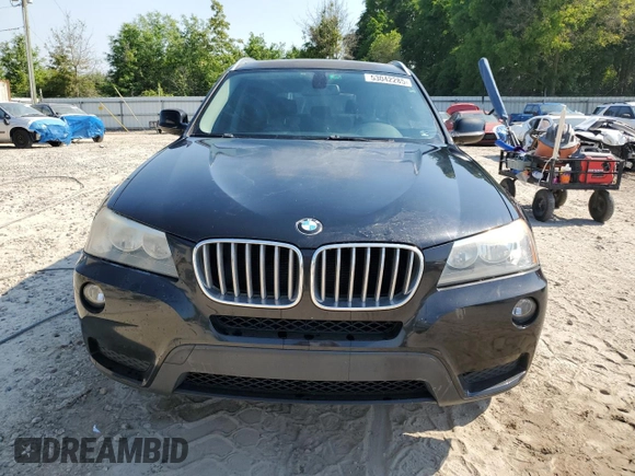 2012 BMW X3 28i with VIN 5UXWX5C53CL727323, listed as a Copart auction lot 53042285 with 198,070 mi miles and Salvage Title. Bid and sale history available at DreamBid. Image 5.