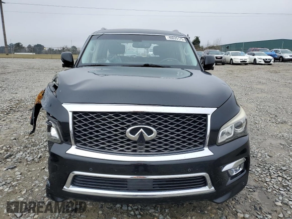 2015 Infiniti QX80 with VIN JN8AZ2NF3F9574006, listed as a Copart auction lot 46035175 with 184,830 mi miles and Salvage Title. Bid and sale history available at carsss.com. Image 5.