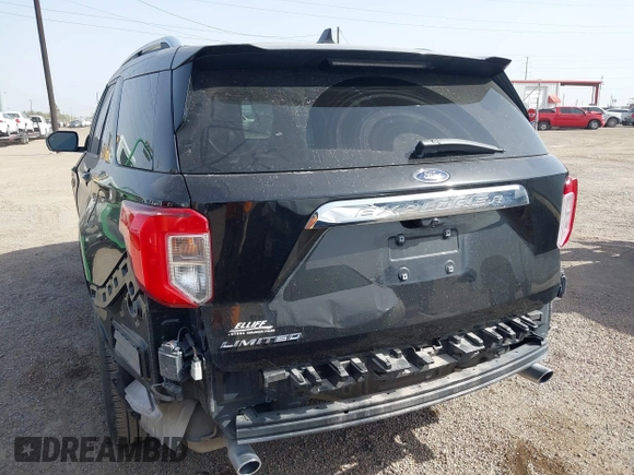 2022 Ford Explorer Limited with VIN 1FMSK7FH0NGA67149, listed as a IAAI auction lot 41739321 with 25,524 mi miles. Bid and sale history available at carsss.com. Image 3.